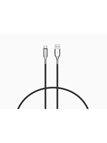 Cygnett Armored 3.1 USB-C To USB-A  Cable 1m For Type C Devices, Black