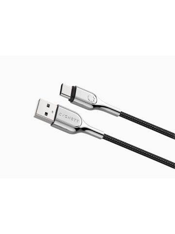 Cygnett Armored USB-C To USB-A Cable Braided Black 2m