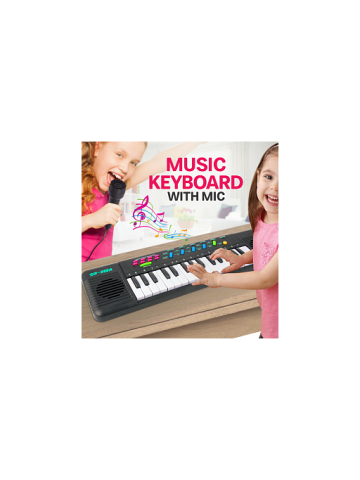 Miles Electronic Keyboard with Mic, MO-322A