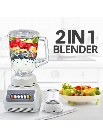 2 in 1 Blender 250W OE-999 White/Grey/Clear