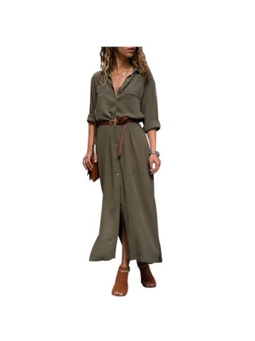 Y&D V-Neck Maxi Long Dress For Women
