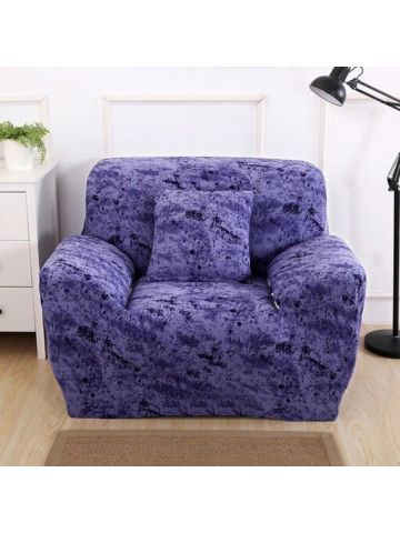 Deal For Less -  Home Decor Sofa Cover, Purple Marble Design