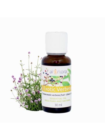 InnoBiz Exotic Verbena Essential Oil 100% Natural, Uncut, Undeterpenated, Glass Bottle, Dropper, 30ml