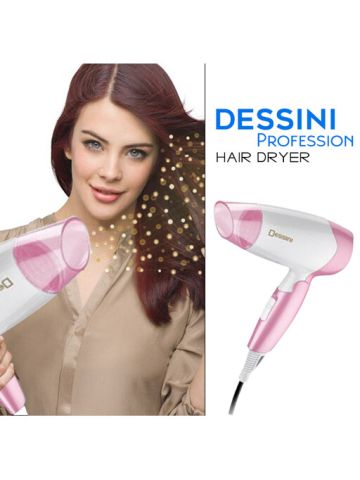 Dessini Profession Hair Dryer Color Pink