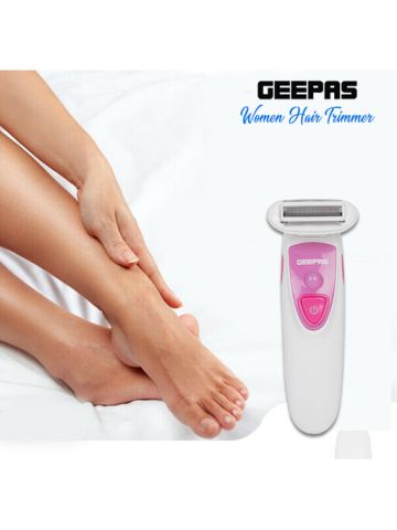 Geepas Rechargeable Lady Shaver Body Hair Removal Smooth Skin Women Trimmer