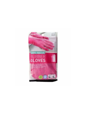 Lock & Lock Rubber Gloves 35Cm Pink