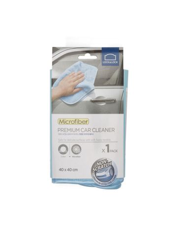 Lock & Lock Microfiber Premium Car Cleaner - Blue