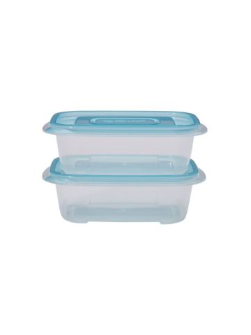 Lock & Lock Ez Lock Pastel Container Rectangle 520Ml 2P Set