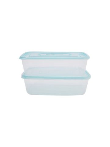 Lock & Lock Ez Lock Pastel Container Rectangle 2.7L 2P Set