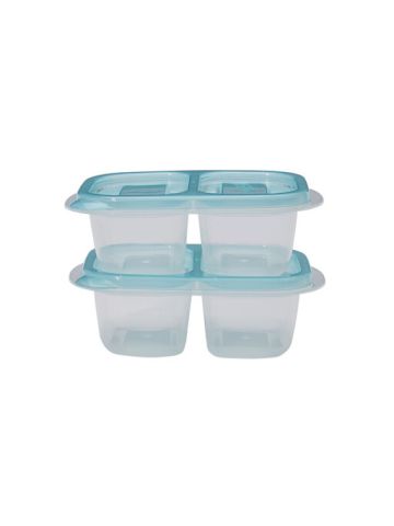 Lock & Lock Ez Lock Pastel Container Rectangle 60Ml 2P Set