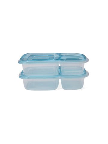 Lock & Lock Ez Lock Pastel Container Rectangle 965Ml 2P Set