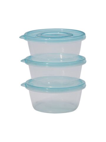 Lock & Lock Ez Lock Pastel Container Round 350Ml 3P Set