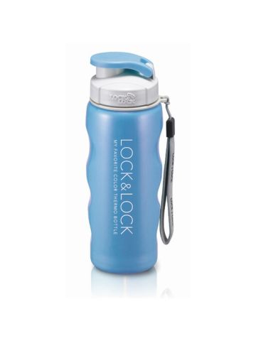 Lock & Lock Stainless Water Bottle 550Ml Sky Blue