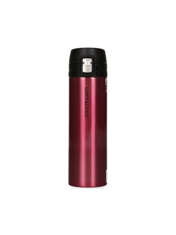 Lock & Lock New Feather Light Vacuum Tumbler 500Ml Ruby Red