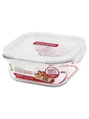 Lock & Lock Boroseal Ii Heat Resistant Glass Square 750Ml