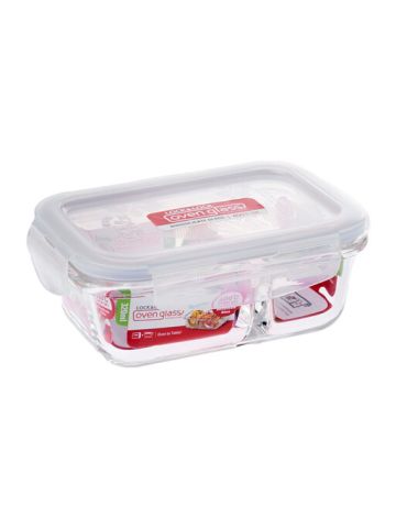 Lock & Lock Ovenglass Euro Rectangle 950Ml W/Divider