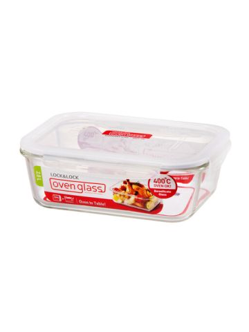 Lock & Lock Boroseal Ii Heat Resistant Glass Rectangle 2L