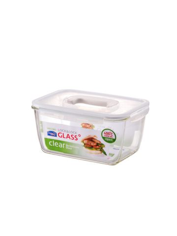 Lock & Lock Oven Glass Rectangle 4L W/Handle