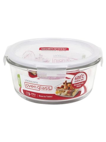 Lock & Lock Boroseal Ii Heat Resistant Glass Round 950Ml