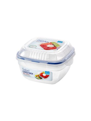 Lock & Lock -- Salad Lunch Box W/Tray & Sauce Container 950Ml