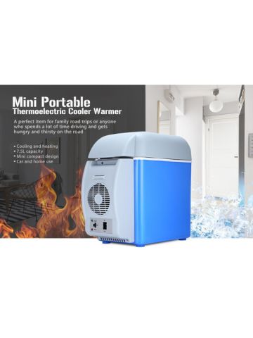 FNZ 12V 7.5L Capacity Portable Car Refrigerator Cooler Warmer Truck Electric Fridge for Travel K7085-2
