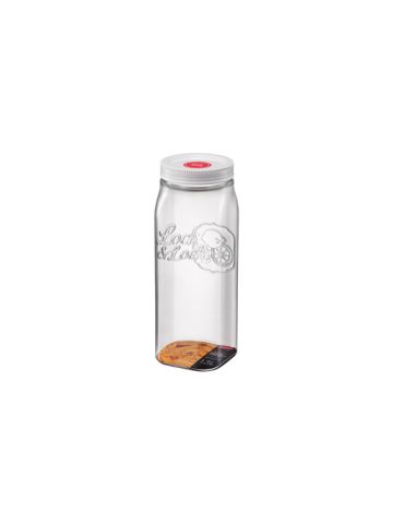 Lock & Lock  Glass Canister Clear  Canister 1300Ml