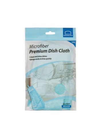 Lock & Lock Premium Dish Cloth 33X40Cm Blue