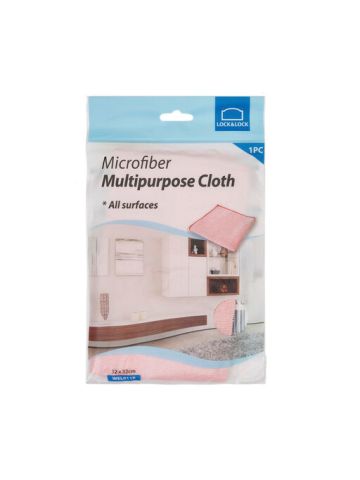 Lock & Lock Microfiber Multipurpose Cloth 32X32Cm Pink