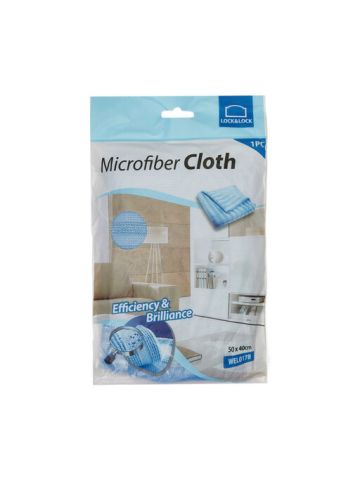 Lock & Lock Microfiber Flr Cleaning Cloth 50X40Cm Blue