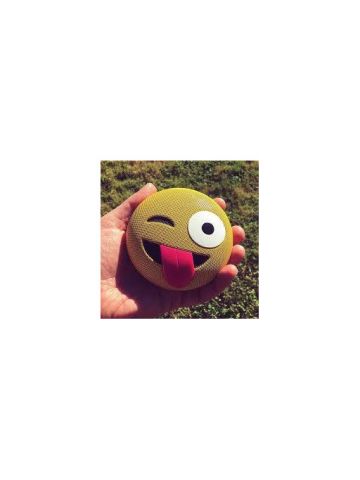 Jamoji Winking Tongue Out Emoji Bluetooth Speaker Wireless For IPhone Android