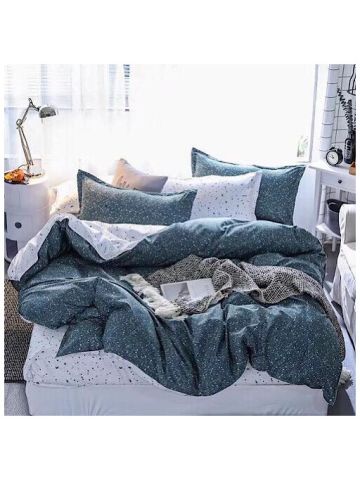 Single Size, Dots Design, Bedding Set Of 4 Pieces