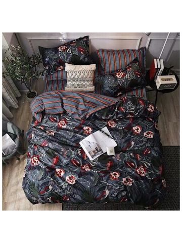 Deals For Less - Double Size , 6-Piece Bedding Set - Floral Design