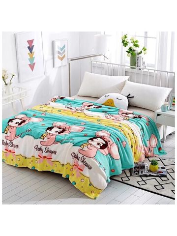 Cozy Fleece Blanket, Baby Shower Design