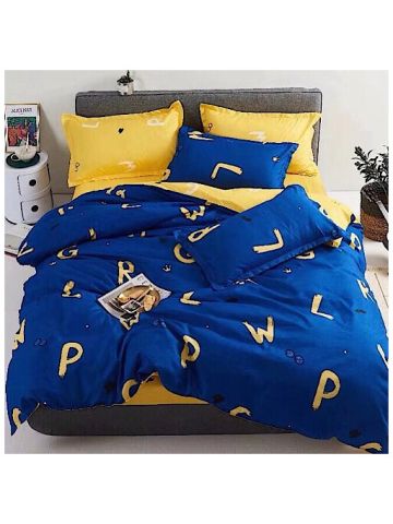 Single Size, Printed Design, Bedding Set Of 4 Pieces