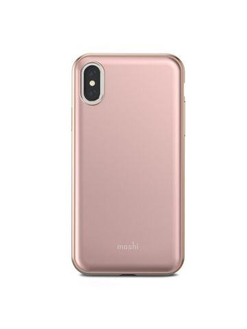 Moshi IGlaze IPhone XS/X Ultra Slim Case Taupe Pink