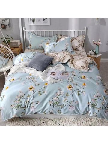 Deals For Less - Flora Design, Double Size, Bedding Set Of 6 Pieces