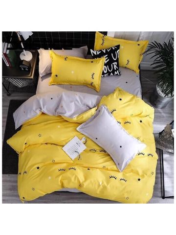 Deals For Less - Double/Queen Size , 6-Piece Bedding Set - Lashes Design