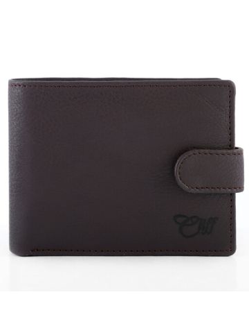 Cliff Collection Leather Wallet Brown Countenance Loop 301 107B