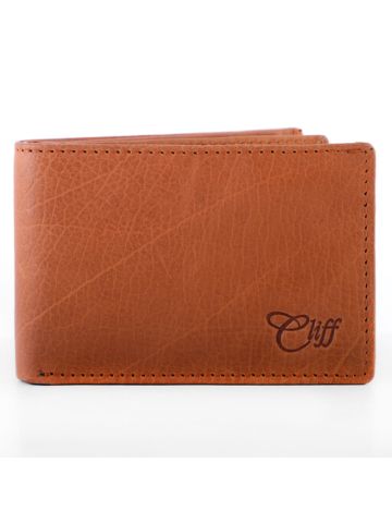 Cliff Collection Leather Wallet Brown Tan 109B