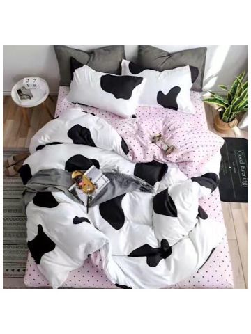 Deals For Less - King Size , 6-Piece Bedding Set -  Cow Design