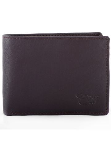 Cliff Designer Dark Brown Leather Wallet 118B