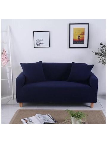 Deals For Less - One Seater Sofa Cover, Blue Design