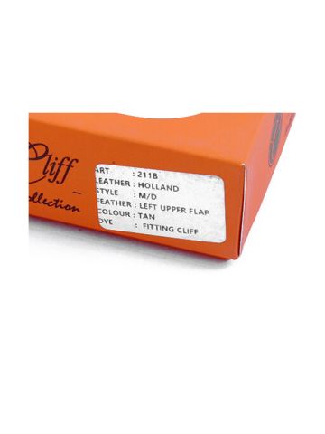 Cliff Left Upper Flap Wallet Brown 109