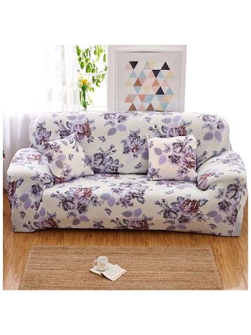 Deals For Less - Home Decor Two Seater Sofa Cover, Floral Design