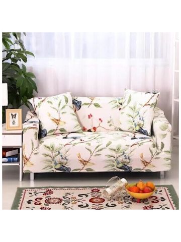 Three Seater Sofa Cover, Birds Design