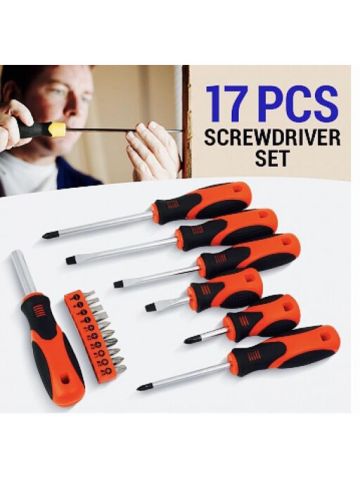 Vitaly Soft Grip Screwdriver Set 17 Pcs