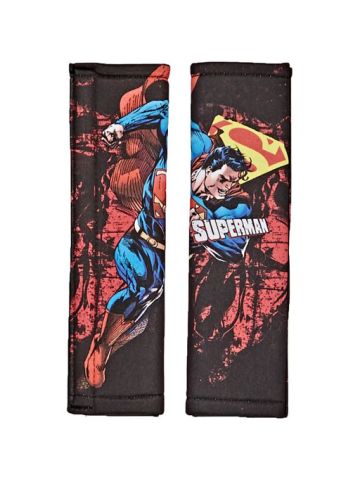 Superman 2 Pcs Car Seat Belt Cushion Set