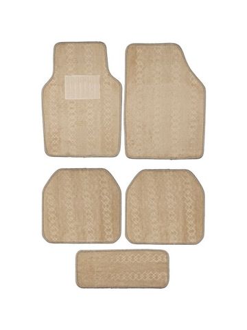 Vitaly 104, 5 Piece Set Of Car Floor Mats - Beige
