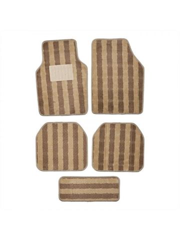 Vitaly 189, 5 Piece Set Of Heavy Duty Car Floor Mats - Beige