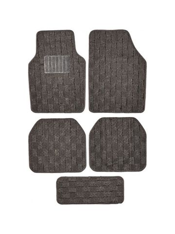 Vitaly 186, 5 Piece Set Of Heavy Duty Floor Mats - Grey